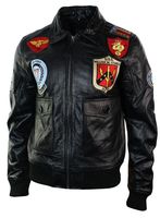 Leather Aviator Jacket Mens - 91692 photos