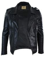 Mens Leather Biker Jacket - 54594 prices | Truclothing Mens Leather Biker Jacket - 62233 prices